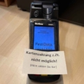 Kartenzahlungen wieder möglich